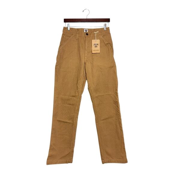 Tellason NWT Denim Tan Carpenter Jeans Size 29 - Picture 1 of 6